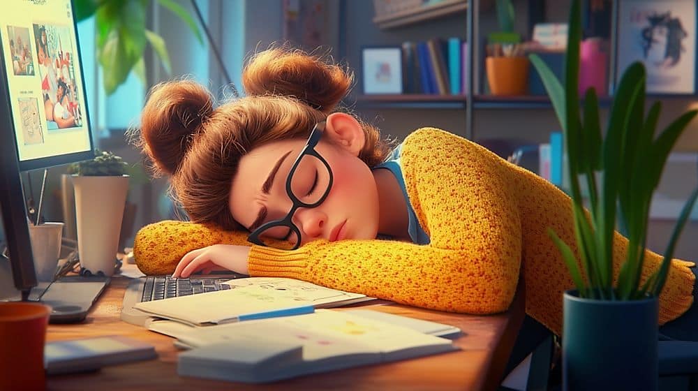 writing when you're tired