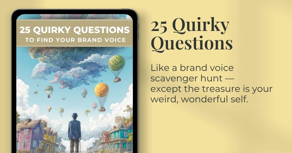 Brand Voice Mini Guide sales page